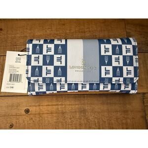 London Fog Wallet Women's Lara Signature Flap Checkered Faux Leather New